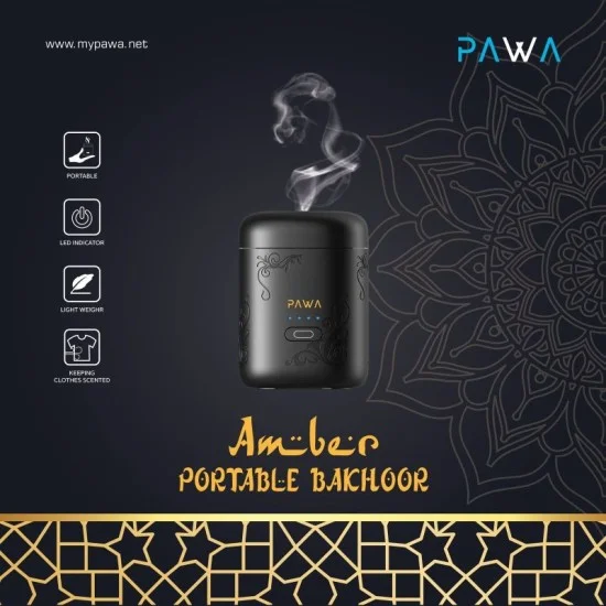 Smart Black Ambar Portable - Elegant and Unique Design - Black Color